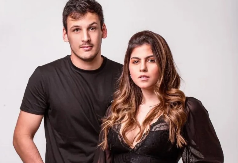 Foto do casal Yanny Brena e Rickson Pinto, suspeito de matá-la e cometer suicídio em seguida.