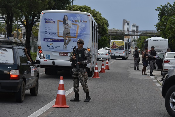 Força nacional nas Ruas de Natal.