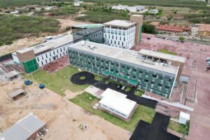 Imagem aérea do Hospital da Mulher.