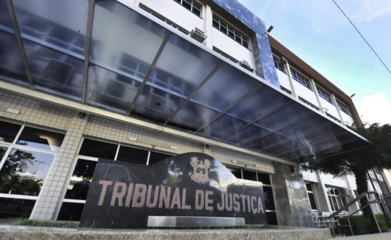 Fachada do Tribunal de Justiça.